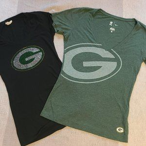 Green Bay T-shirts (2) Med